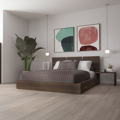 Lit queen avec rangement Zen Delta avec tables de chevet (Tuxedo) W3309.09-W4309.24-63.SK