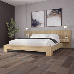 Lit queen Zen Combinaison (Beauté Naturelle) avec...