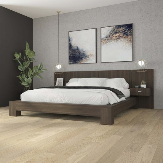 Lit queen Zen Combinaison (Tuxedo) avec tables de chevet W3309.11-24-60.UK