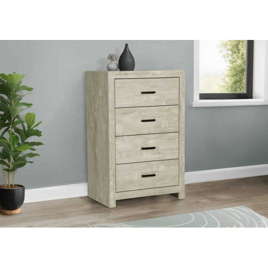 Commode 4 tiroirs I5204 (Chene Blanchi)