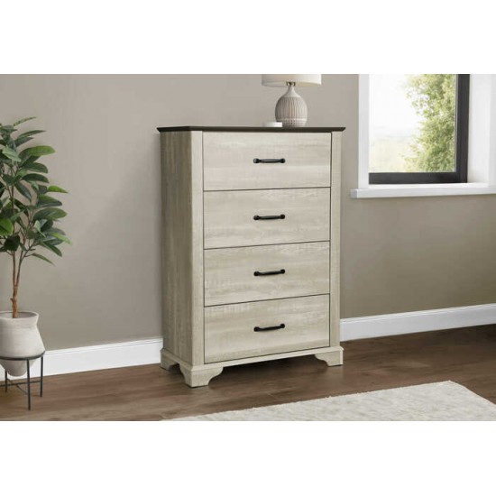 Commode 4 tiroirs I5264 (Chêne Blanchi)