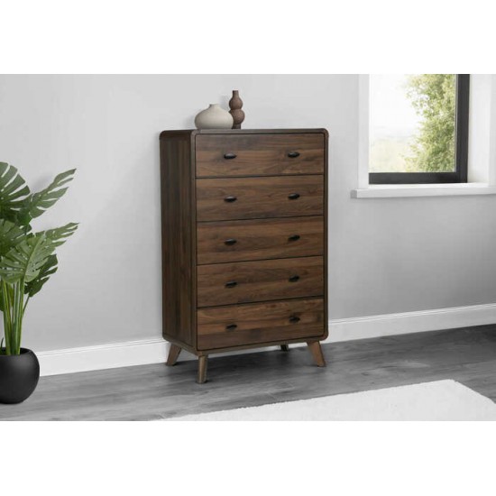 Commode 4 tiroirs I5234 (Noyer)