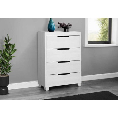 Commode 4 tiroirs I5244 (Blanc)