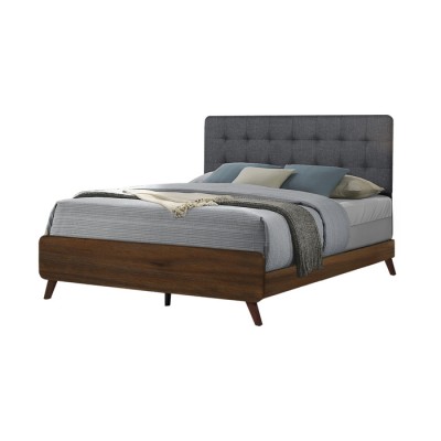 Lit queen I5230Q (Noyer)