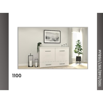 Lit cabinet 1100 (Blanc)