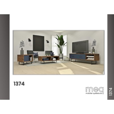 Meuble audio-video 72"L 1374
