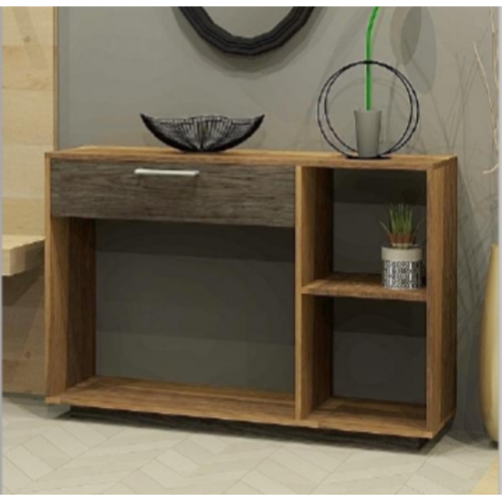 Table console 4564 (Fusain/Noyer)