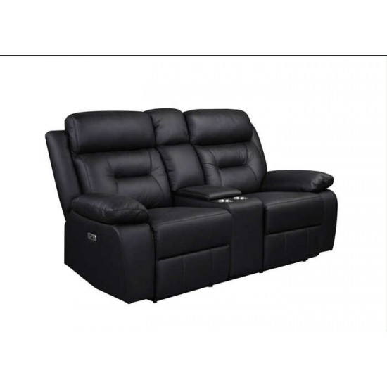 Causeuse inclinable électrique Laconia 9629BLK-2PWC