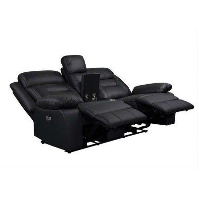 Causeuse inclinable électrique Laconia 9629BLK-2PWC