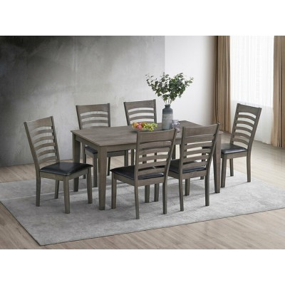 Ensemble table et 6 chaises T-1080+C-1081