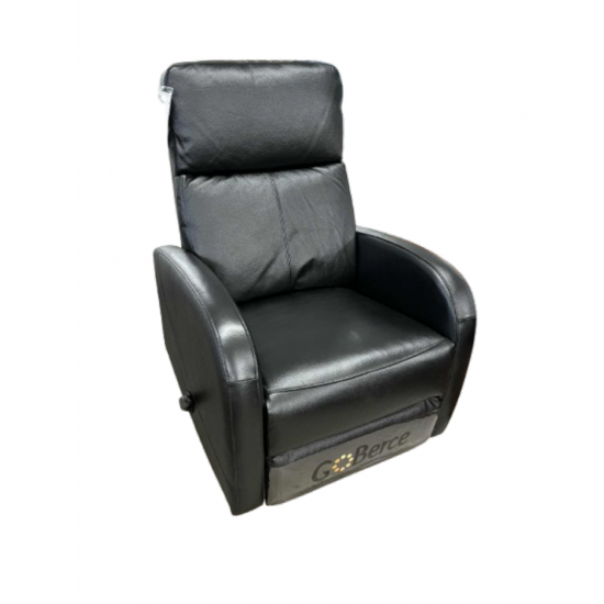 Fauteuil bercant, pivotant et inclinable G6374 (Cuir Noir)