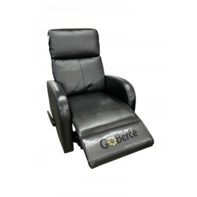 Fauteuil bercant, pivotant et inclinable G6374 (Cuir Noir)