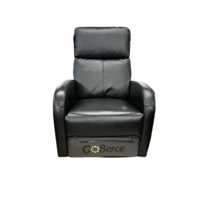 Fauteuil bercant, pivotant et inclinable G6374 (Cuir Noir)
