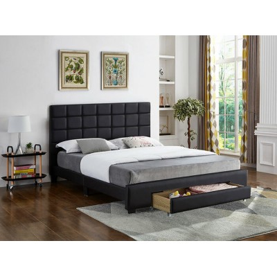 Lit Queen avec rangement IF-5490 (Noir)