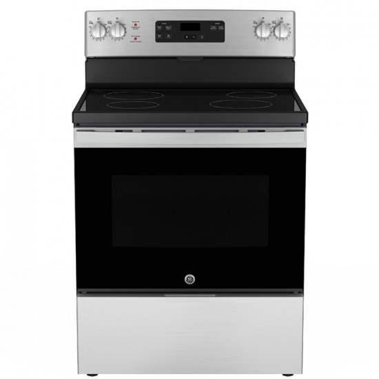 Cuisinière électrique 30po avec tiroir de rangement acier JCBS630SVSS (Acier inoxydable)