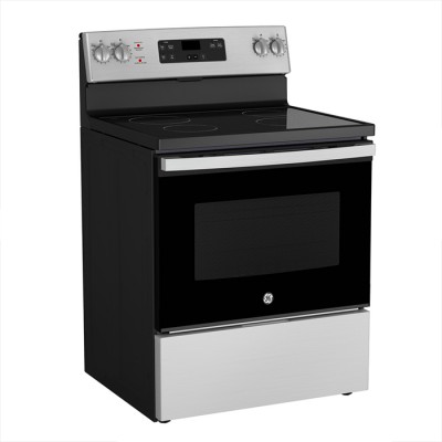 Cuisinière électrique 30po avec tiroir de rangement acier JCBS630SVSS (Acier inoxydable)