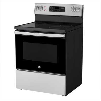 Cuisinière électrique 30po avec tiroir de rangement acier JCBS630SVSS (Acier inoxydable)