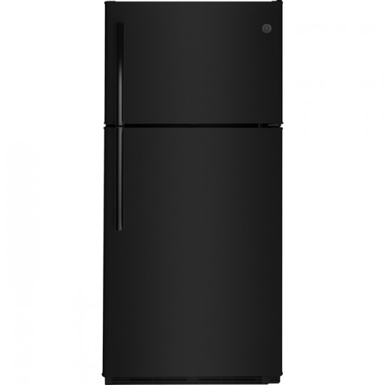 Réfrigérateur à congélateur supérieur homologué Energy Star de 18pi.cu. GTE18FTLKBB (Noir)