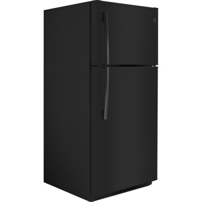 Réfrigérateur à congélateur supérieur homologué Energy Star de 18pi.cu. GTE18FTLKBB (Noir)
