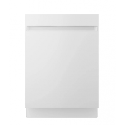 Lave-vaisselle GE de 24", intérieur en acier inoxydable, séchage avec ouverture automatique GBT500SGVWW (Blanc)