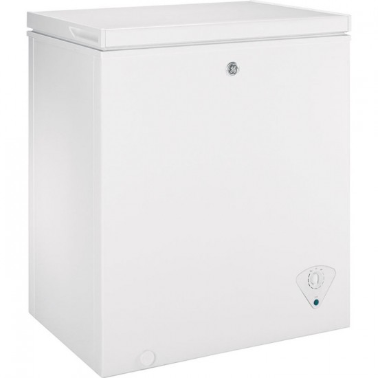 Congélateur horizontal GE de 5,1pi.cu. FCM5STWW (Blanc)
