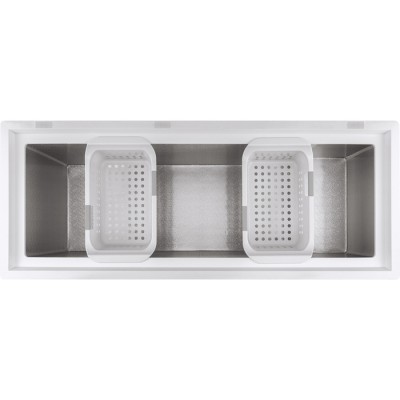 Congélateur horizontal GE de 15.7pi.cu. FCM16SLWW (Blanc)