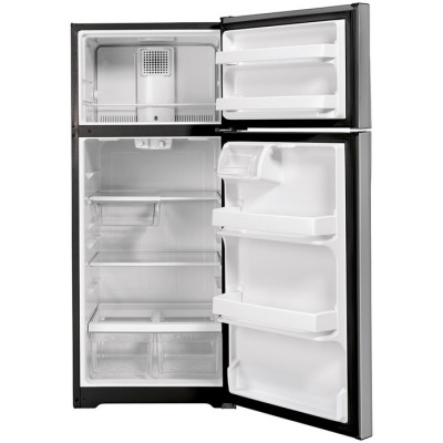 Réfrigérateur à congélateur supérieur GE 16,6pi.cu. GTE17GSNRSS (Acier Inoxydable)