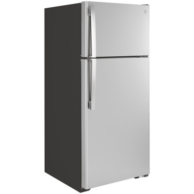 Réfrigérateur à congélateur supérieur GE 16,6pi.cu. GTE17GSNRSS (Acier Inoxydable)