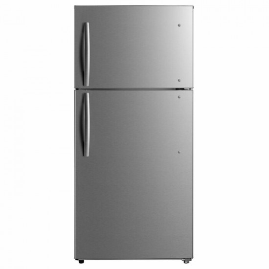 Réfrigérateur à congélateur supérieur GE de 18pi.cu. GTE18FSLKSS (Acier Inoxydable)