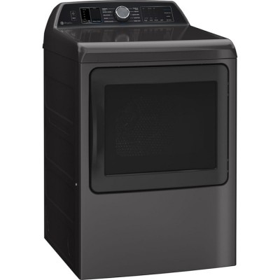 Sécheuse électrique intelligente de 7,4 pi.cu. GE Profile PTD70EBMTDG (Diamond Grey)