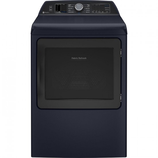 Sécheuse électrique intelligente de 7,3 pi.cu. GE Profile PTD90EBMTRS (Bleu Saphir)