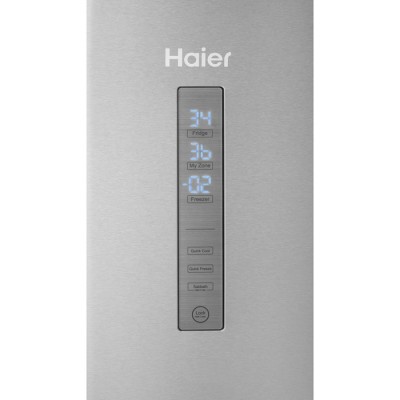 Réfrigérateur Haier à congélateur inférieur de 15 pi.cu. HRB15N3BGS (Acier Inoxydable)