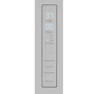 Réfrigérateur Haier de 14,5 pi.cu. QJS15HYRFS (Acier Inoxydable)