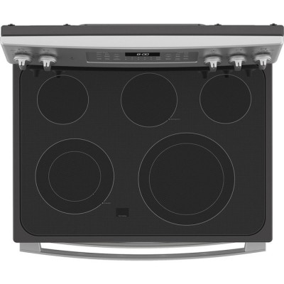 Cuisinière électrique GE 30po  à convection à four double et friture a air sans préchauffage JBS86SPSS (Acier Inoxydable)