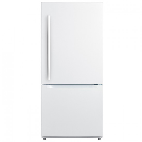 Moffat Réfrigérateur avec congélateur inférieur 18,6 pi.cu. MDE19DTNKWW (Blanc)
