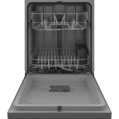Lave-vaisselle GE de 24"avec commandes à l'avant GDF510PSRSS (Acier inoxydable)