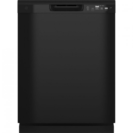 Lave-vaisselle GE de 24"avec commandes à l'avant GDF511PGRBB (Noir)