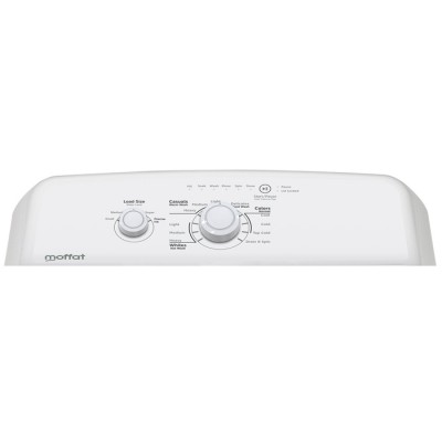 Laveuse 4.4pi.cu. à chargement par le haut Moffat MTW201BMRWW (Blanc)