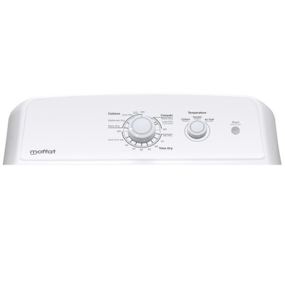 Sécheuse électrique Moffat 6.2pi.cu. MTX22EBMRWW (Blanc)