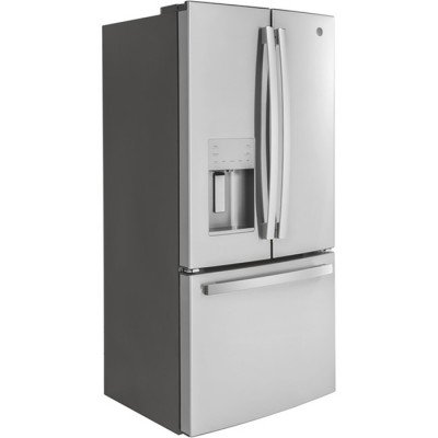 Réfrigérateur à portes francaises GE Profile 24,8pi.cu. PFE24HYRCFS (Acier Inoxydable)