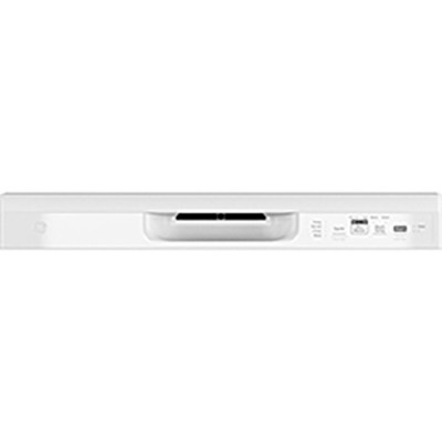 Lave-vaisselle GE de 24" avec commandes à l'avant GDF510PGRWW (Blanc)