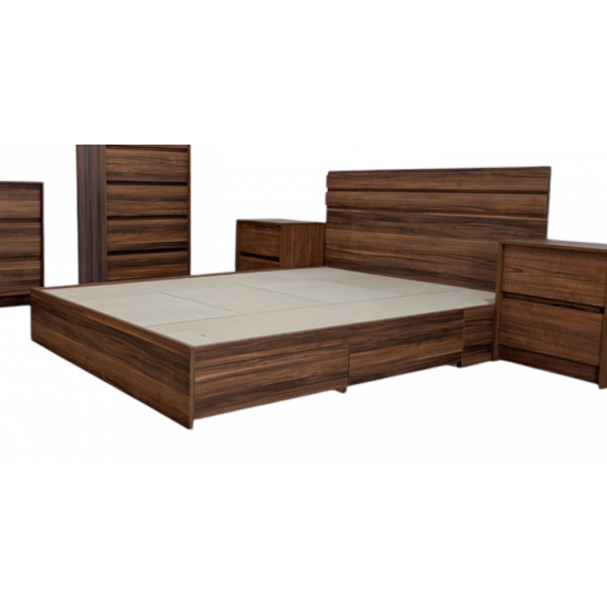 Lit king avec quatre tiroirs de rangement TL2000