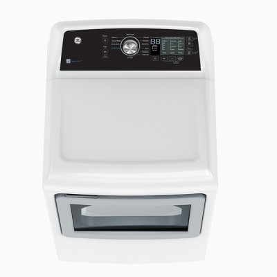 Sécheuse électrique GE 7.4pi.cu. avec cycle SaniFresh GTD68EBMRWS (Blanc)