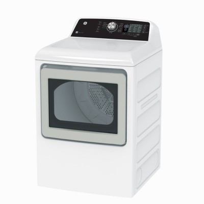 Sécheuse électrique GE 7.4pi.cu. avec cycle SaniFresh GTD68EBMRWS (Blanc)