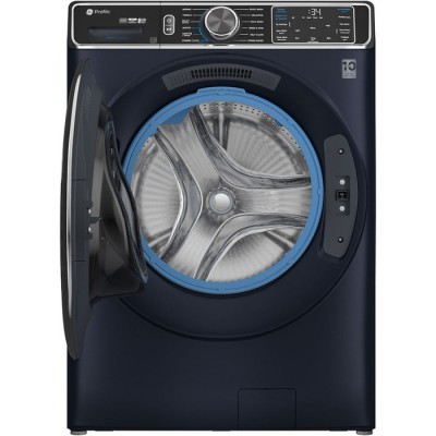 Laveuse intelligente frontale à vapeur GE Profile avec une capacité de 6.1pi.cu. PFW870SSVRS (Bleu Saphir)