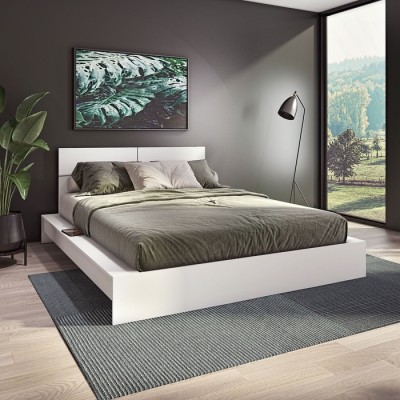 Lit queen Zen Omega W3311.24-W4311.60.SK (Blanc)