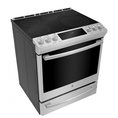 GE Profile Cuisinière électrique avec friture à air chaud PCS940YMFS (Acier Inoxydable)