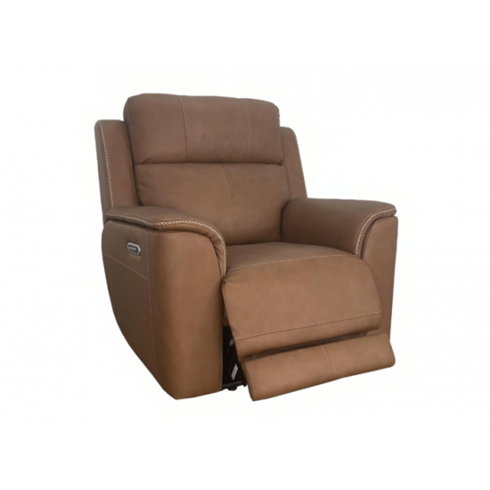 Fauteuil inclinable électrique 7187 (Saddle Brown)