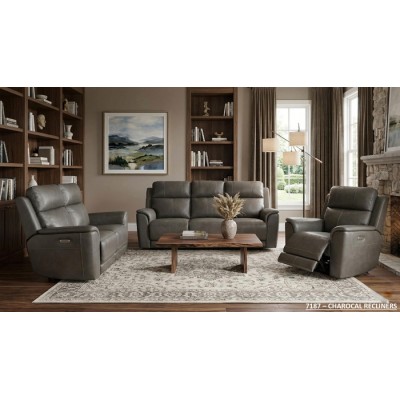Causeuse inclinable électrique 7187 (Charcoal)