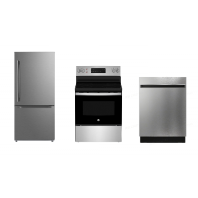 Ensemble 3mcx. pour la cuisine (Acier inoxydable)